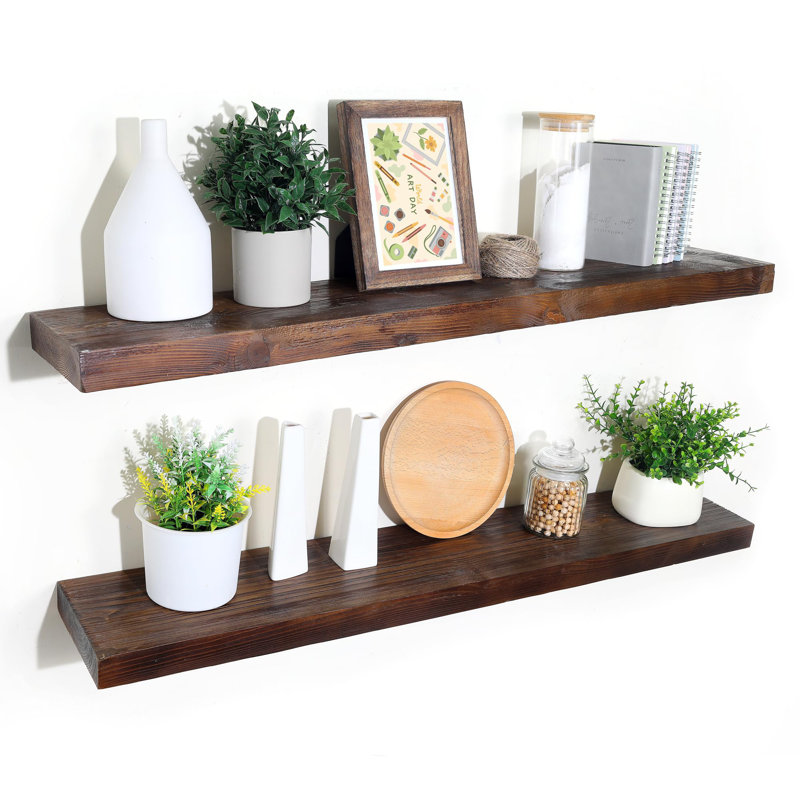 Heidegret Floating Shelf, Walnut