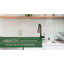 Robinet de cuisine rétractable avec poignée simple et plaque de pont-55644820