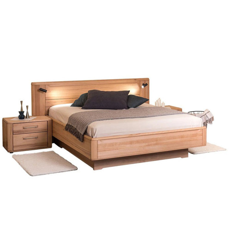  Ensemble de chambre à coucher à lattes 3 pièces Wilmor, Très grand