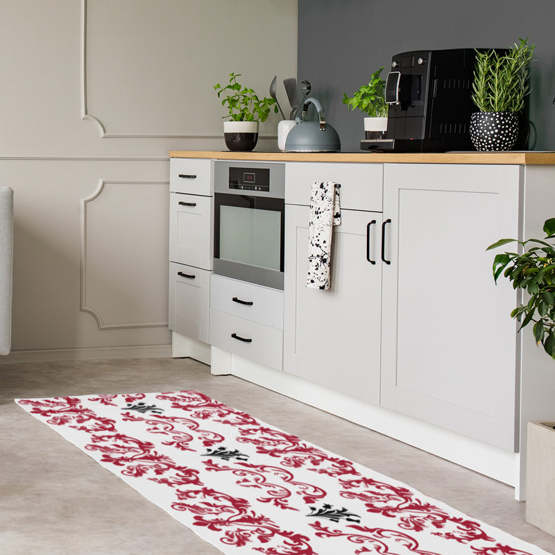 Tapis de couloir blanc