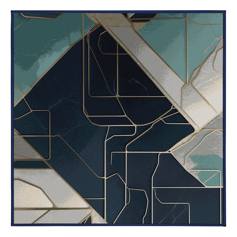 Starlight Rift Rug, Square 6'