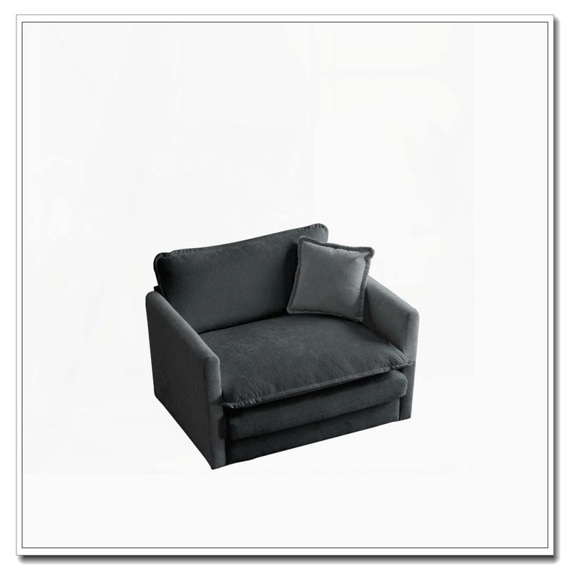 Chaise de salon Comfy, Gris, 1