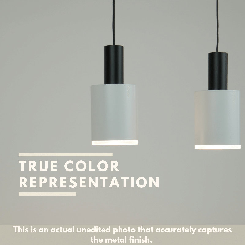 Luminaire suspendu linéaire à 3 lumières pour îlot de cuisine Essoura, Noir / nickel