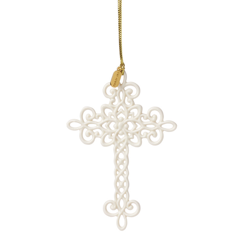 2025 Snow Fantasies Cross Ornament