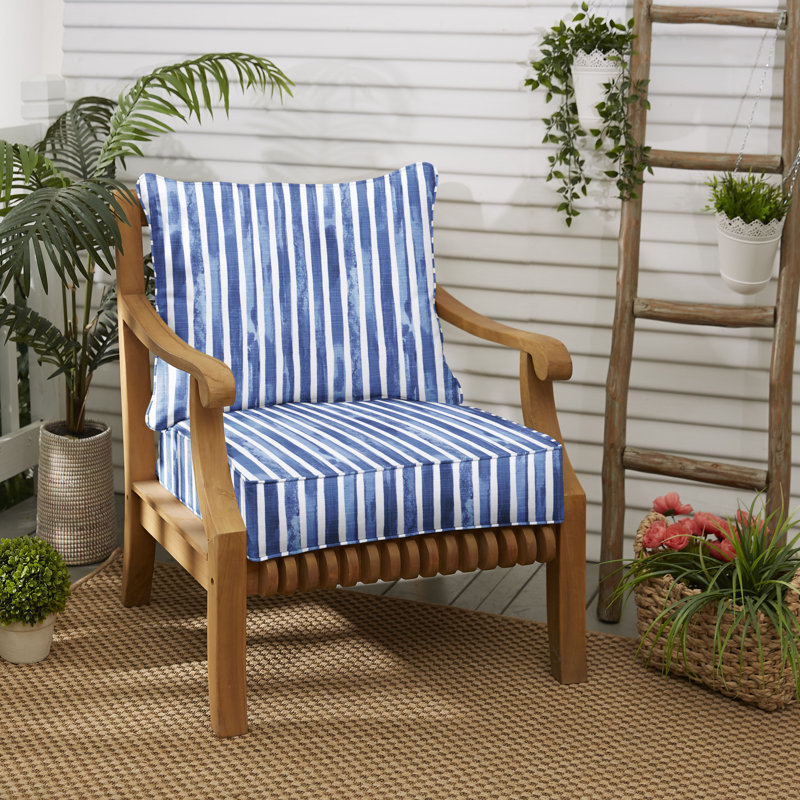 Rialto Outdoor 5'' Dining Chair Seat / Back Cushion, 30" W x 27" D