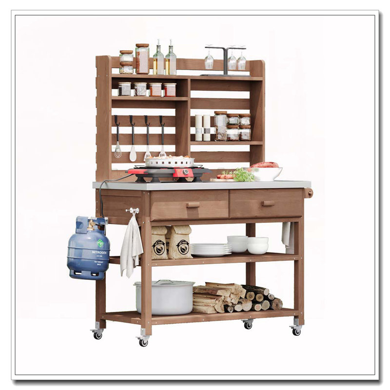 Wildon Home Potting Bench Table
