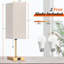 Ensemble de 2 lampes de table pour la chambre à coucher, à intensité variable 3 couleurs 18 po, avec chaînette et prises de courant, 2 ampoules incluses-117987401-117987403