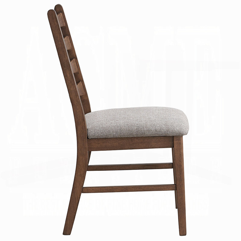 Ensemble de salle à manger extensible avec table et chaises, 7 pièces : table, 6 chaises, Gris clair