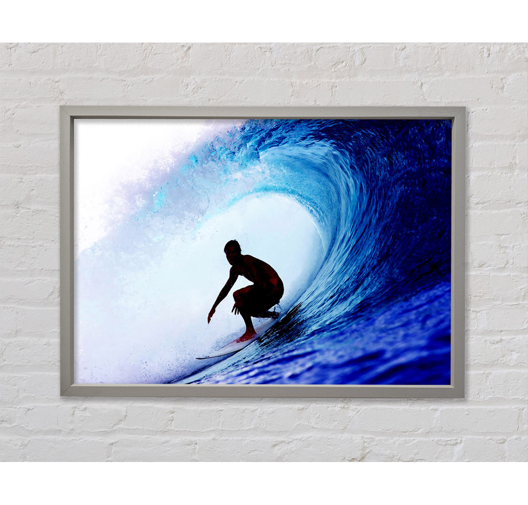 Wave Tunnel Surfer - Einzelbildrahmen Kunstdrucke auf Leinwand