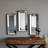 Wood Flat Wall Mirror