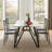 Rectangular Large Dining Table, Marble Grain Waterproof Large Desk, With Adjustable Legs