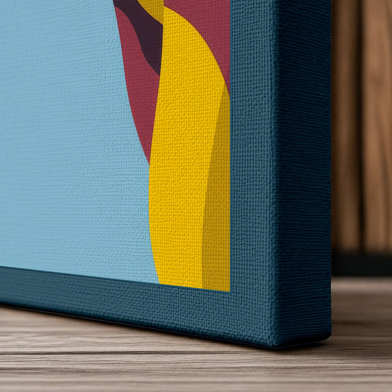 Print, 36x24 - 91.4 x 61.0 cm, Teal Border