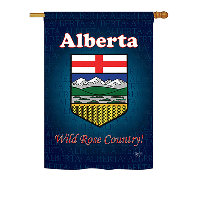 Double Sided Polyester House Flag, 18.5" H x 13" W