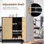 Armoire de rangement avec 2 portes et 2 tablettes, 3 hauteurs disponibles-1860604989