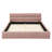 Queen Size Upholstered Bed Frame With Thick Fabric-678442208