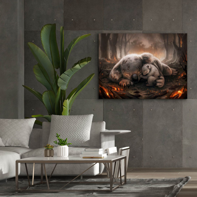 «Gariel A Mothers Love» par JoJoes Art, H 40 po x l 54 po x P 1,5 po