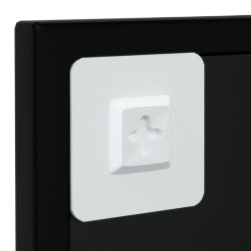 Wall Mirror Black Metal Wall-mounted Mirror Decoration Multi Sizes, 39.4" x 15.7", 1 pc
