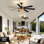 Ventilateurs de plafond 72 po 72 po Boho