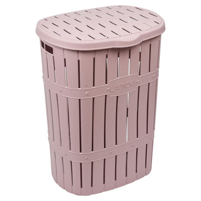 Plastic Laundry Basket with Handles