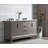 Elizabeth 60" Carrara White Marble Countertop Bath Vanity with Faucet-1798288986-1798288981