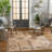 Norman  Moroccan Machine Washable Tan Area Rug-587843502