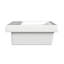 Cheviot Products 17.12'' White Vitreous China Rectangular Bathroom Sink with Overflow-17756235