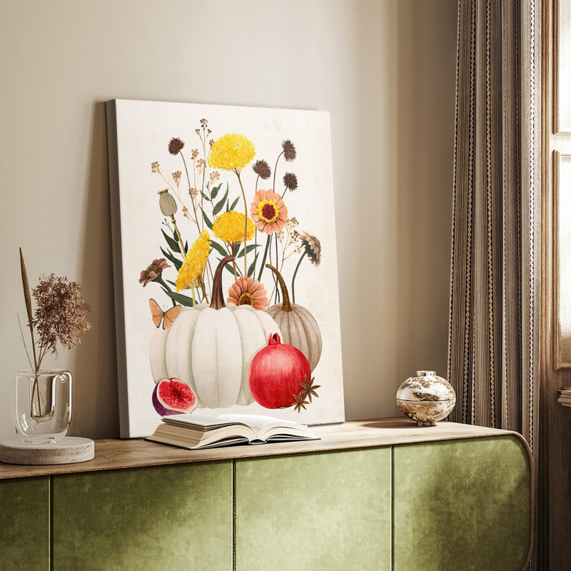 Fall Botanicals II - galerie sur mesure Cavas, H 18 po x l 12 po