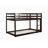 Solid Wooden Twin Over Twin Floor Bunk Bed With Ladder, Strengthened Slats, And  For Maximum Stability And Space Efficiency-2054901831