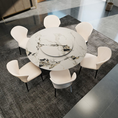  6 - Person Pedestal Dining Set