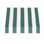 Store fixe Awntech New Yorker, 133 cm x 79 cm x 61 cm, rayures vert forêt/blanches-28213349-112061476