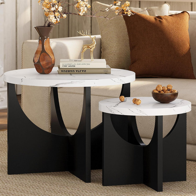 Ensemble de 2 tables de bout Modern