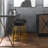 Cedernier Upholstered Counter Stool with Metal Frame-973475578