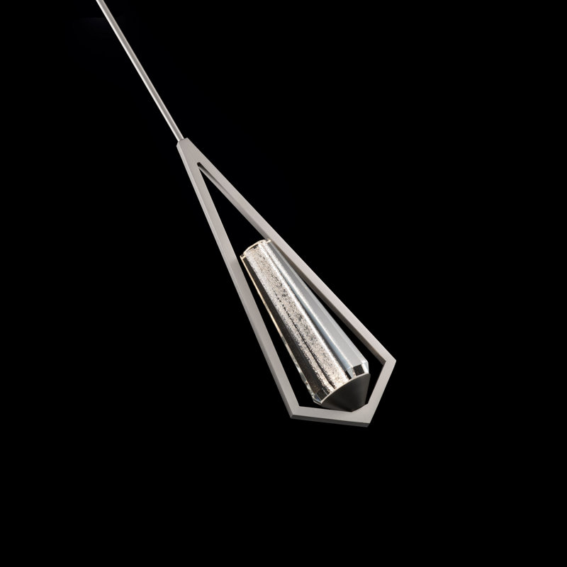 Devotion 1 Light LED Mini Pendant, Satin Nickel