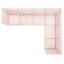 Canapé modulaire en velours 6 pièces Triumph Channel-80424671