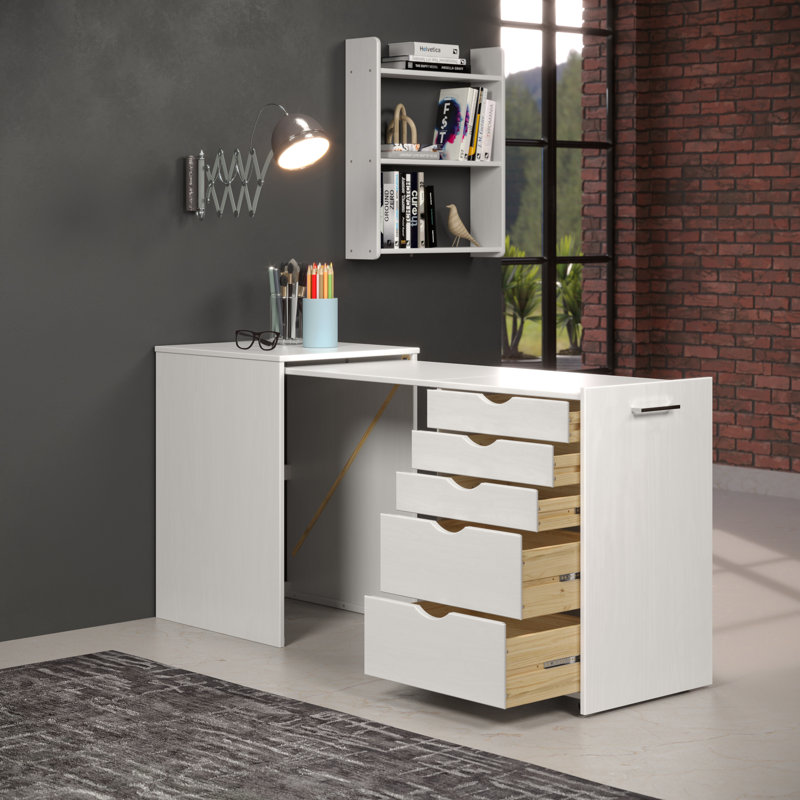 Lauvenia Computer Desk, White