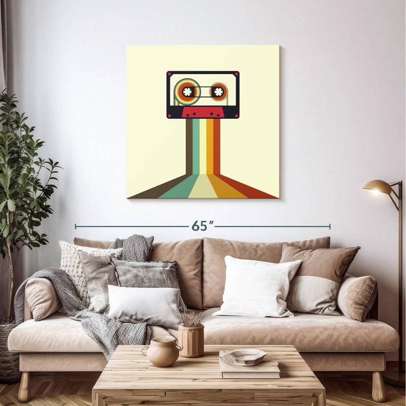 Abarca Retro Cassette, 39" H x 39" W