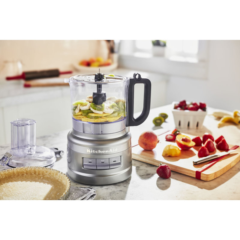 Robot culinaire 7 tasses KitchenAid®, Contour argenté