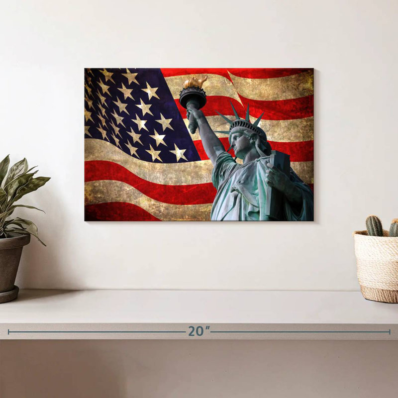 Nicci American Lady Liberty, H 8 po x l 12 po