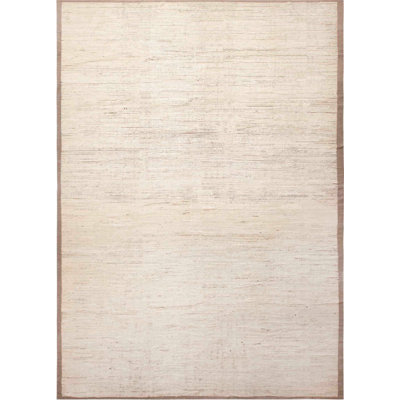 One-of-a-Kind 12'2" X 17'5" New Age Area Rug Ivory/Beige