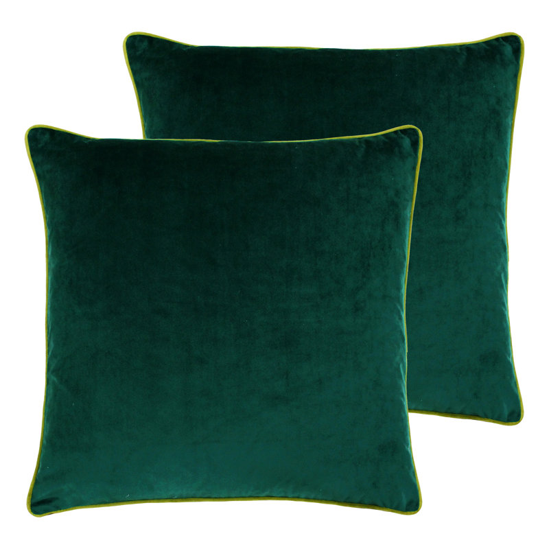 Square Cushion, Emerald/Moss, Polyester