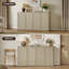 64.32" Bohemian - Inspired Rattan Cabinet With Adjustable Shelves-443106086