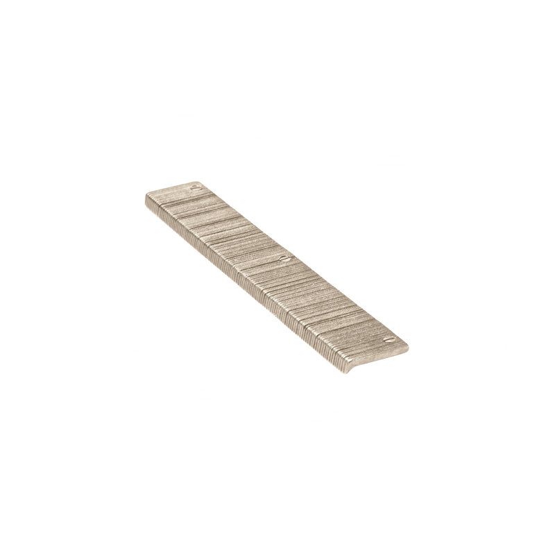 Brut Finger Pull, White Bronze Brushed