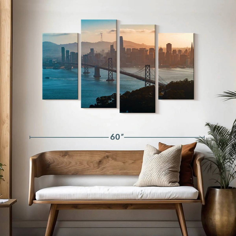 Lilie Golden Gate Haze, 32" H x 52" W
