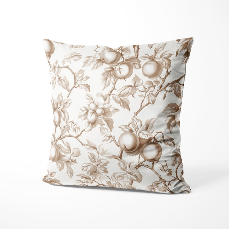 Coussin French Country - Coussin Brown Orchard, H 20 po x l 20 po