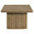 Dreydon Distressed Light Brown Rectangular Coffee Table