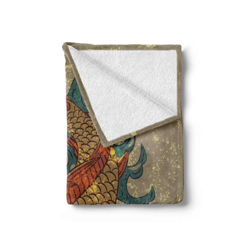 Hand Woven Throw Blanket, 50" x 70"
