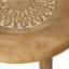 Table d'appoint florale anthracite sculptée à la main Anthea-2071745477