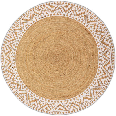 Tapis en jute tressé à la main