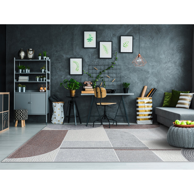 Aurohom Geometric Indoor Rug, Rectangle 7'10" x 10'10"