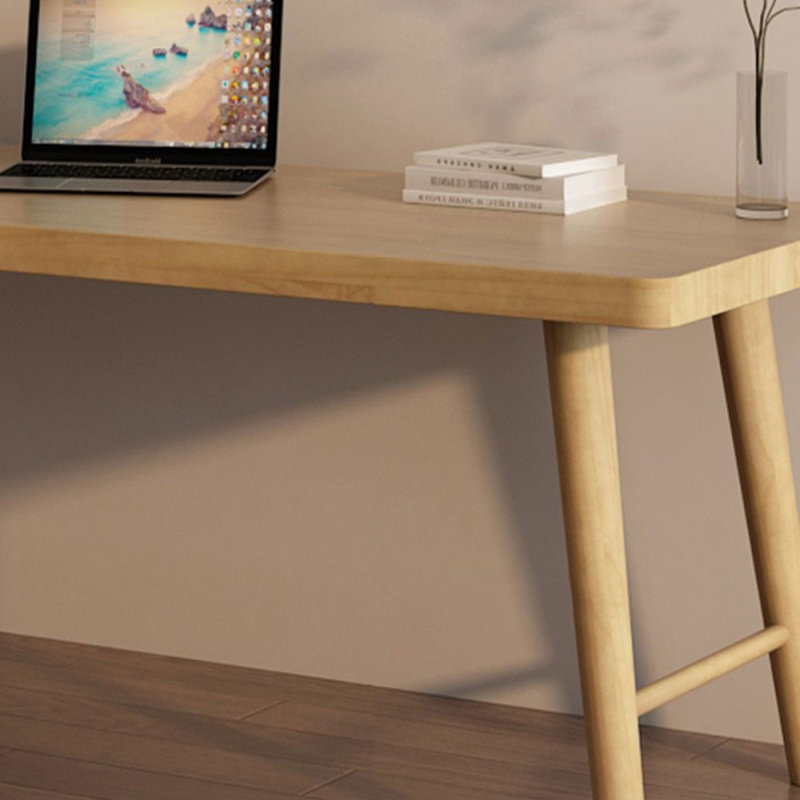 Bureaux rectangulaires en bois massif Burlywood, H 29,53 po x l 78,74 po x P 23,62 po